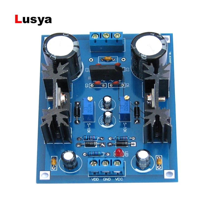 

LM317t LM337t linear Regulated DC Power Supply Adjustable Filtering board DC 5-40V DIY Kits F7-007