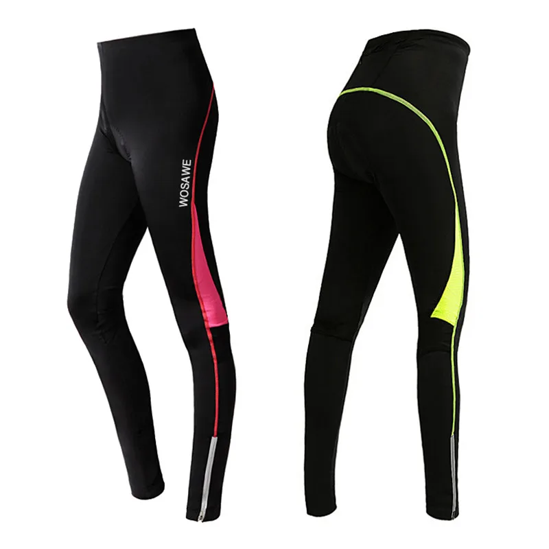 WOSAWE Women's Bike Cycling Riding Clothing Padded Cushion Tight Pants