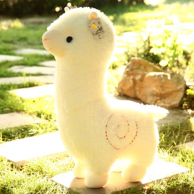 small cute plush sheep toy God beast doll white alpaca toy gift about 35cm
