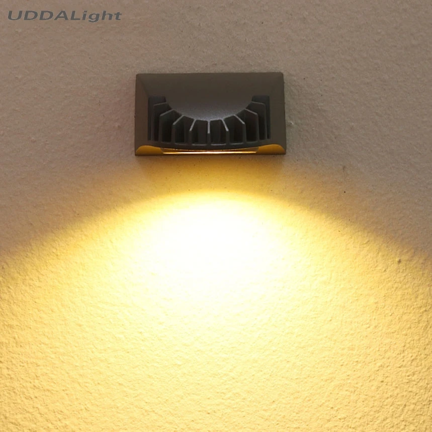 Наружное освещение 5 Вт черная/серая водная Горячая садовая лампа exterieur led|wall light