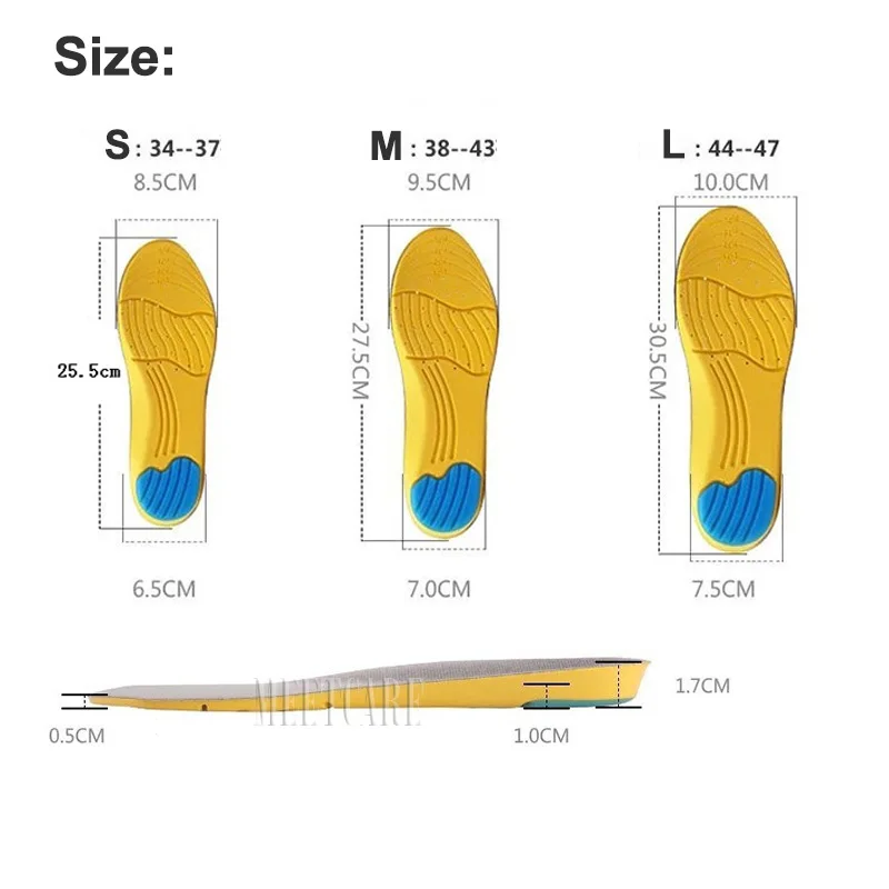 Памяти мягкие стельки для обуви Arch поддержка подушки дезодорант ортопедическая вставка коврик унисекс Подошвенный Фасцит ноги вальгусные инструменты для ухода