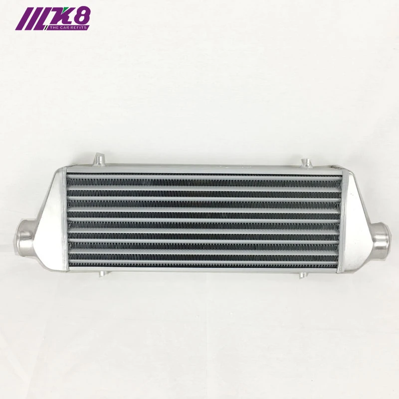 Radiador Turbo intercooler de montaje frontal, barra placa Universal OD = 63mm RODIN, 450x180x65mm| -