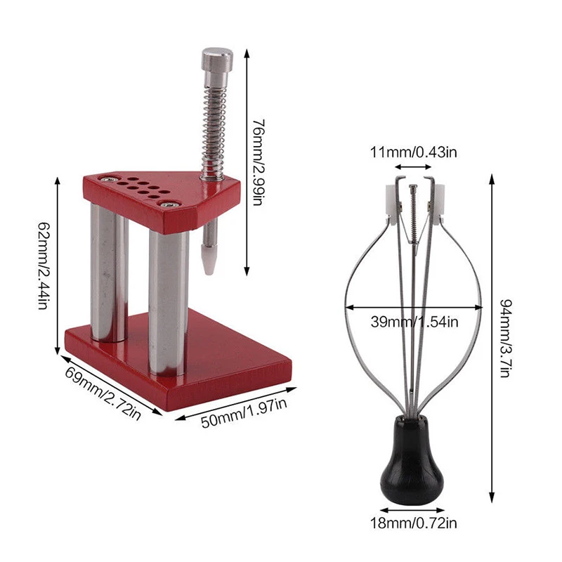 

Watch Repairing Tools Hand Remover Plunger Puller Press Fitting Kit Watchmaker JA55