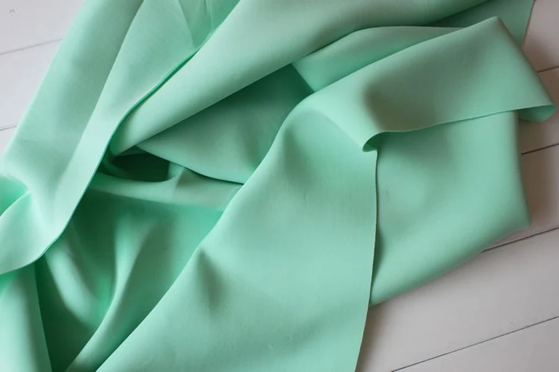 Aqua Green Neoprene Fabric Wholesale Spandex Stretch Excellent