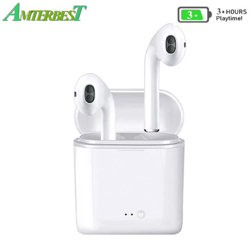 

AMTERBEST I7 Mini Upgraded I8X I9S Wireless Bluetooth Earphone InEar Invisible Earbud Headphone Stereo Headset for Smartphones