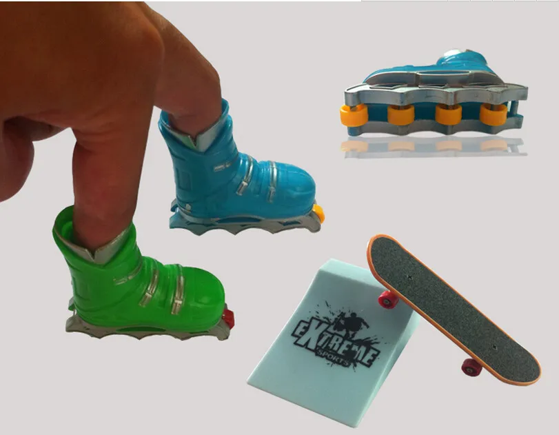 Mini Brinquedo Do Skate Fingerboard Roller Skating Sapatos Patins Criancas Brinquedos Da Novidade Pequeno Engracado Criativo Dedo Esportes Do Miudo Fingerboard Skate Skateboard Toymini Skateboard Toy Aliexpress