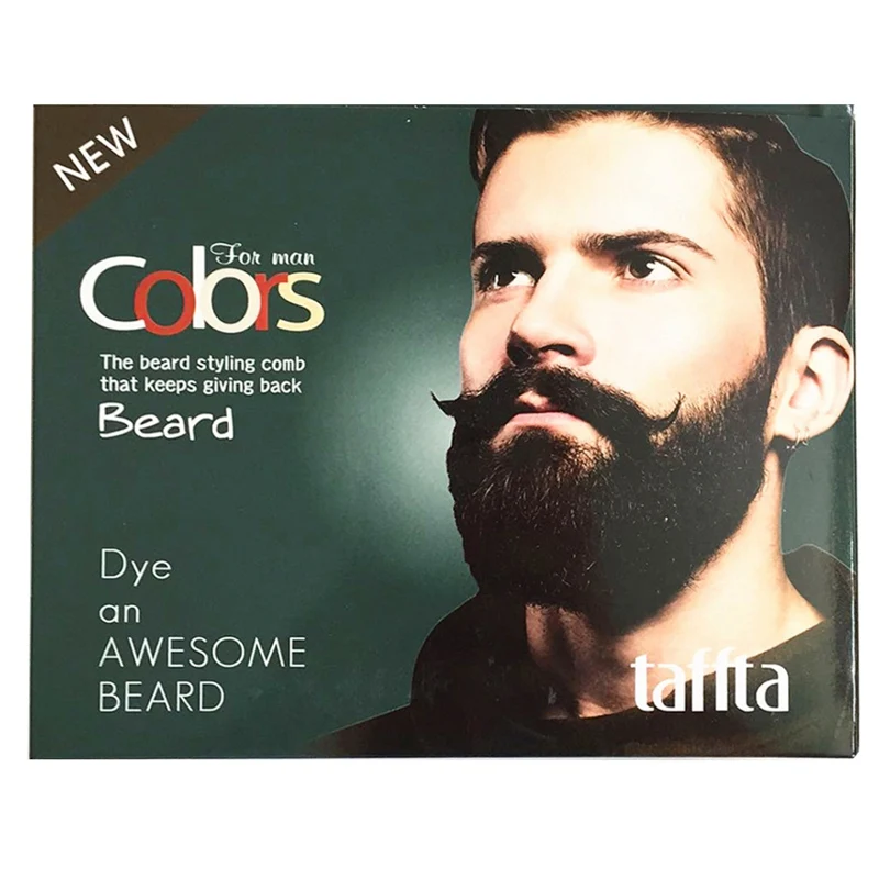 Beard Care Beard Color Cream Gel Long Lasting Colorfast Non Toxic No