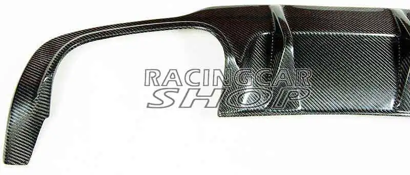 Real Carbon Fiber Rear Diffuser for Mercedes Benz C204 COUPE W204 SEDAN C250 C63 C200 AMG sport bumper 2012-2014