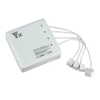 

2 in 1 Charger for DJI Spark Drone Intelligent Battery Fast Charging Hub Remote Control Battery 2 USB Ports 4 Batteries