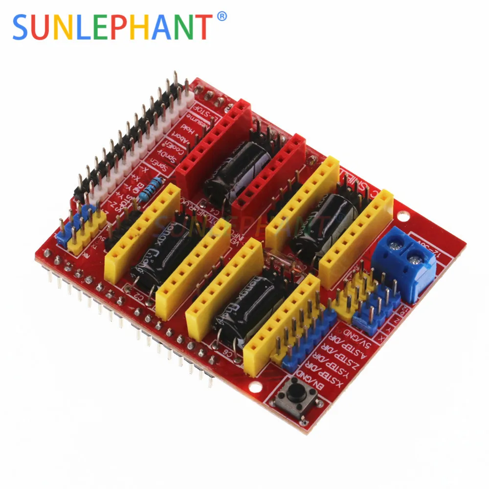 A4988 Драйвер CNC Щит Плата расширения V3 гравер Щит 3d принтер ЧПУ для arduno CNC щит V3