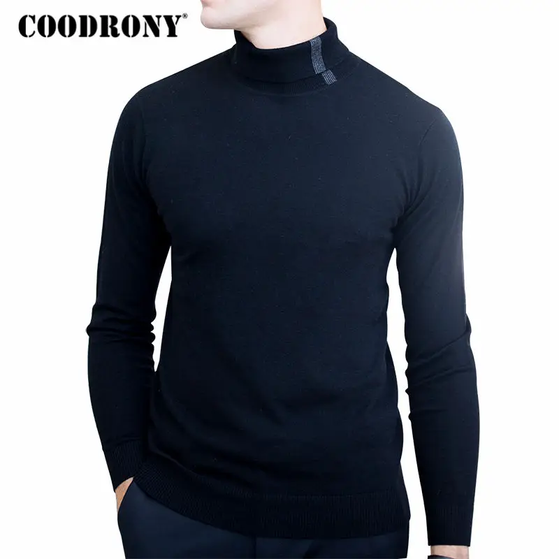 COODRONY Christmas Sweater Men Winter Soft Warm Merino