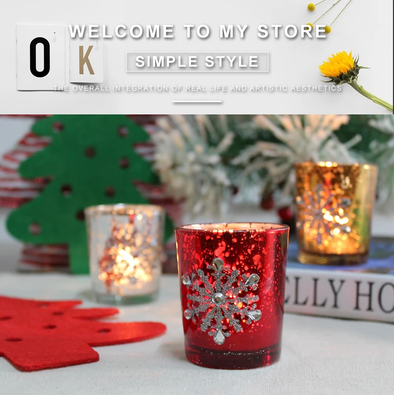 carousel party decorations candle holder glass crystal candelabra vintage lantern (1)