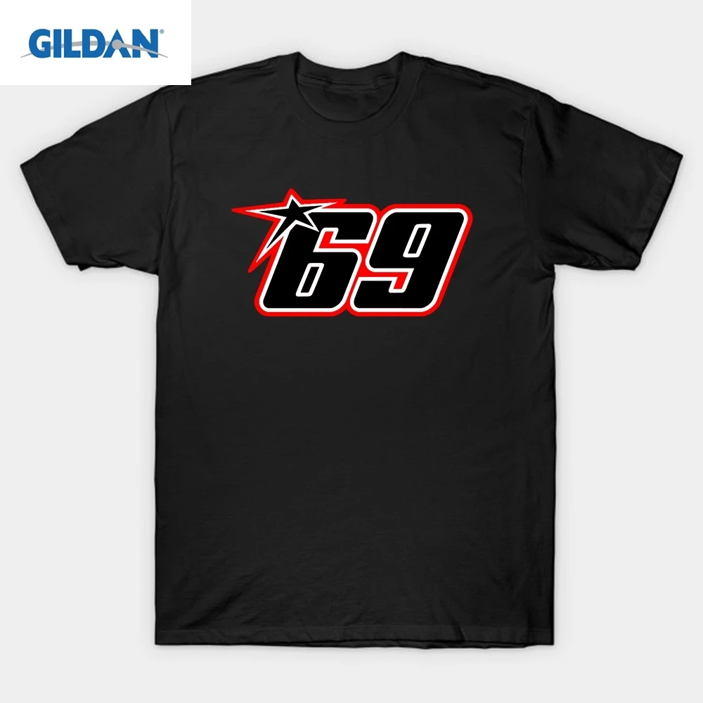 

Men's Nicky Hayden Haiden T Shirt Male Tee Short Sleeve Rider Moto GP Short Sleeve 100% Cotton Number 69 Guy Plus Size Design