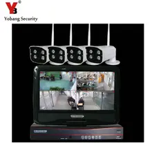 Yobangбезопасности 4CH 960 P wifi 10 дюймов NVR Беспроводная сетевая камера Система IP комплект камеры наблюдения CCTV система безопасности