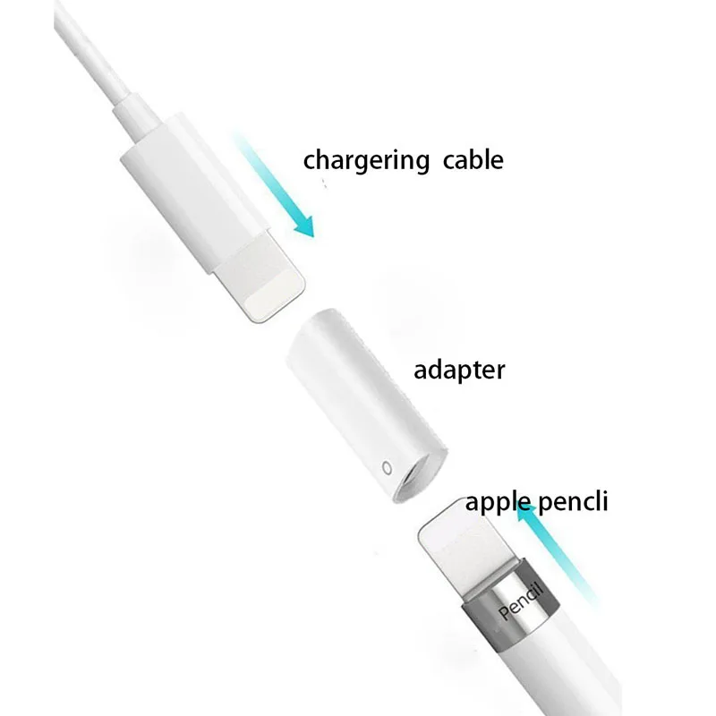Accessories For Apple Pencil Charger Adapter for Lightning Converter Cable Charging Female To iPad Pro | Компьютеры и офис