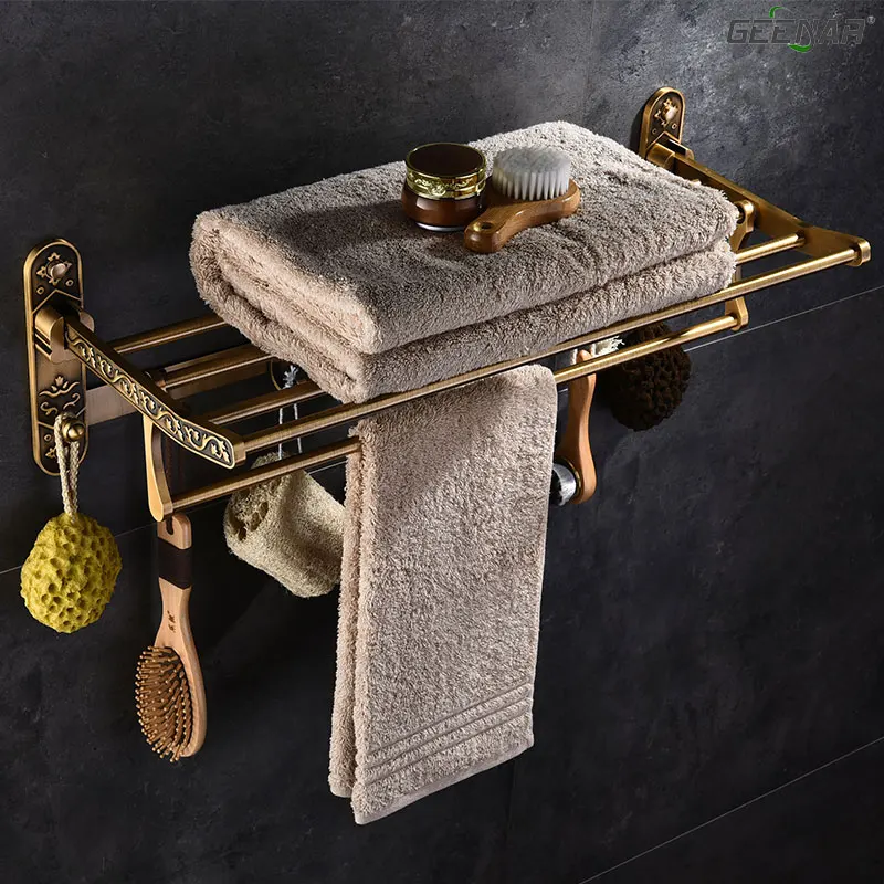 European towel rack antique pendant suit space aluminum bath towel