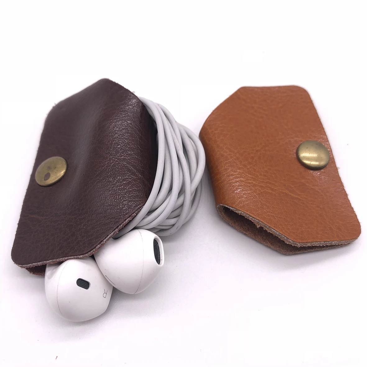 

1Pcs Leather Earphone Cable winder wrapped Cord Line Plug Bobbin Winder Clip Holder Wrap Wire Organizer wirding thread tool