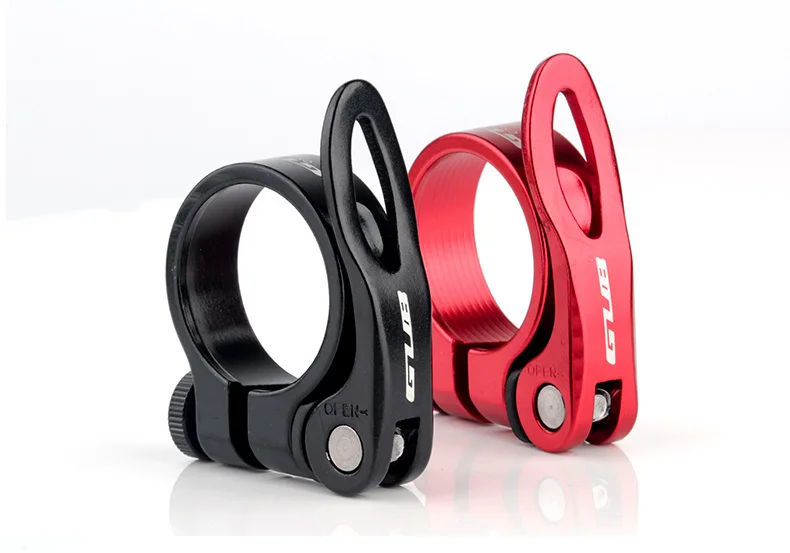 GUB Bicycle Seat Post Clamp Aluminum Alloy Quick Release Bike Seatpost Clamps Clamping Clip Bike Parts 31.8mm 34.9mm