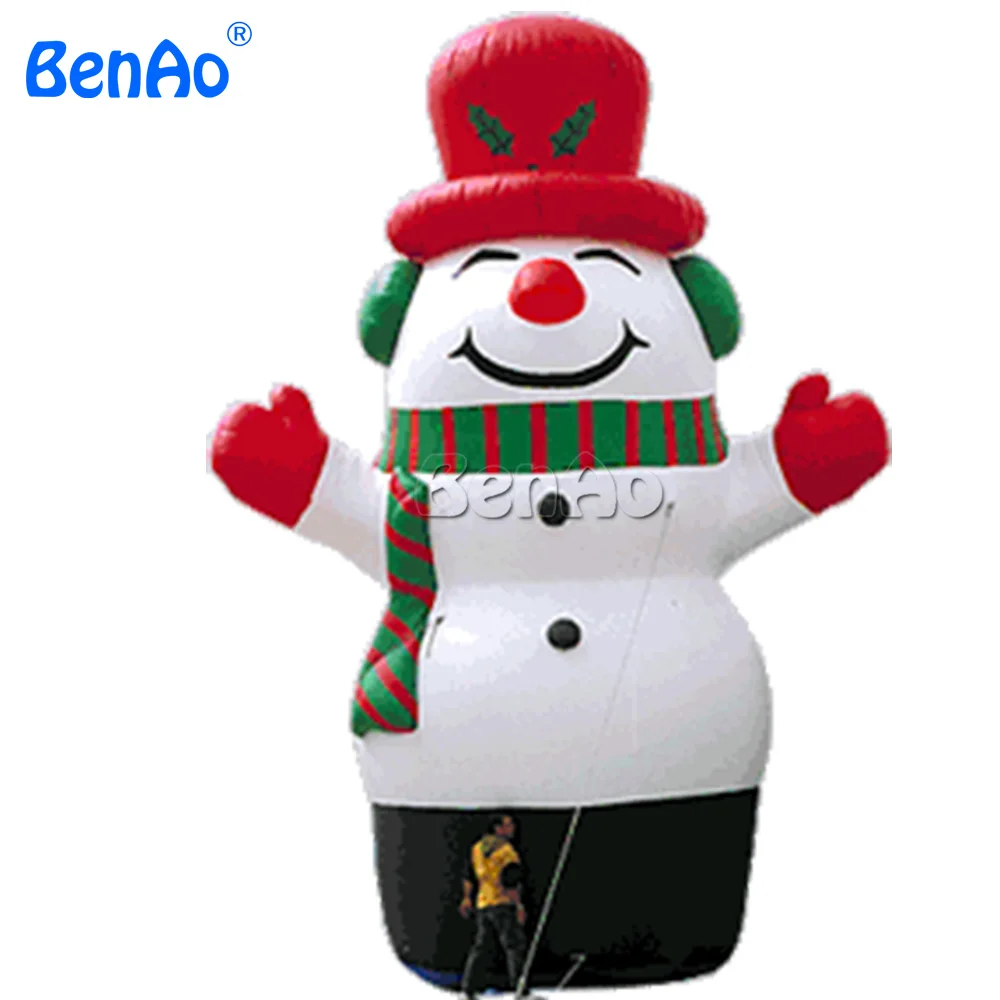 

X060 BENAO DHL free shipping 8m high Commercial use Christmas advertising inflatable snowman for party for sale