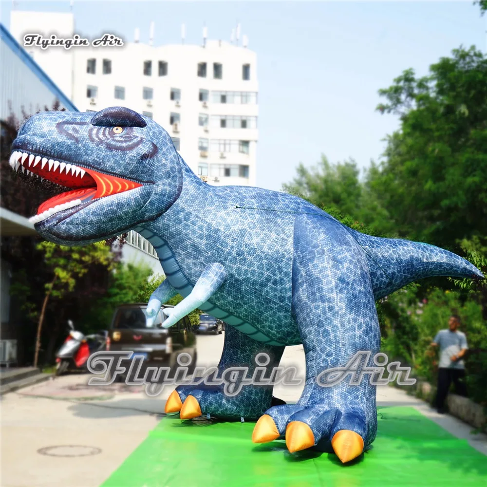 

Giant Inflatable Jurassic Dinosaur Model Ferocious Tyrannosaurus Rex Balloon Airblown T.rex For Parade Show