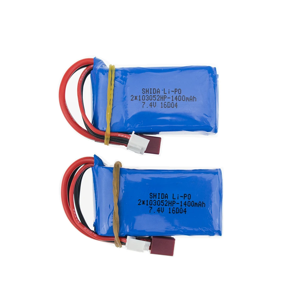 

2pcs 7.4V 1400mAh lipo Battery for wltoys A959-b A969-b A979-b K929-B Car Parts RC Helicopter Airplane Car Boat