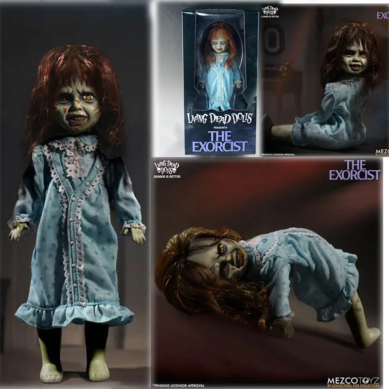 25 см Mezco ужас живых мертвецов Куклы Exorcist Совместное Подвижные Фигурки игрушки