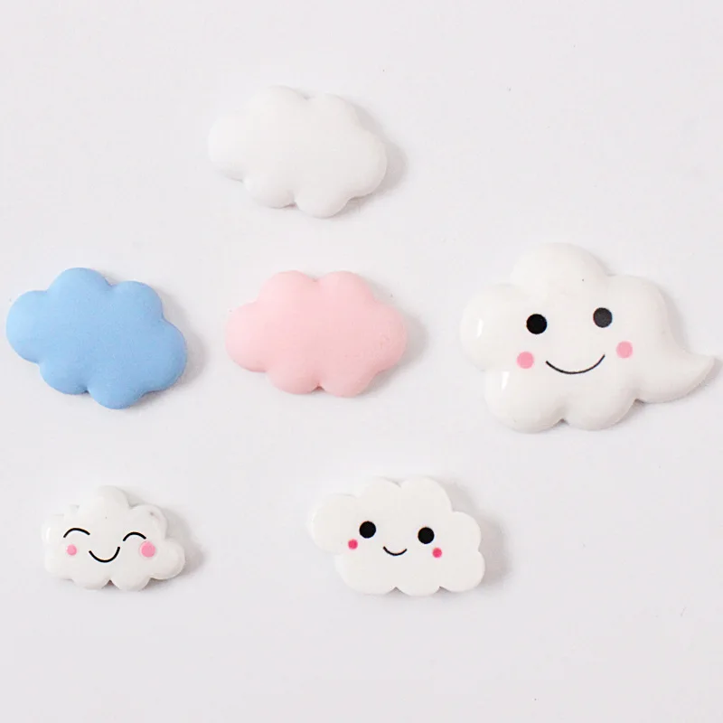 

1 Pcs 3D White Colorful Clouds Cartoon Resin Fridge Magnets Souvenir Delicate Magnetic Refrigerator Decoration