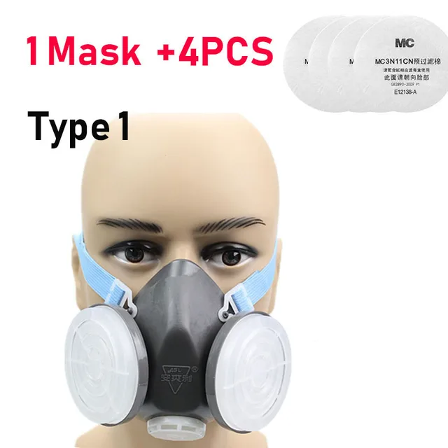 KN95 Dust mask Industrial anti particles dust grinding coal miners ...