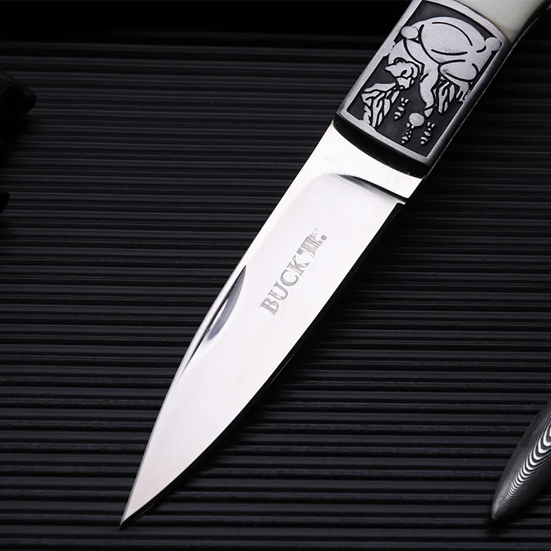 2016 New Karambit Navajas High Quality Outdoor Folding Knife Self-defense Wilderness Survival With Hardness Wild Fruit Fishbone