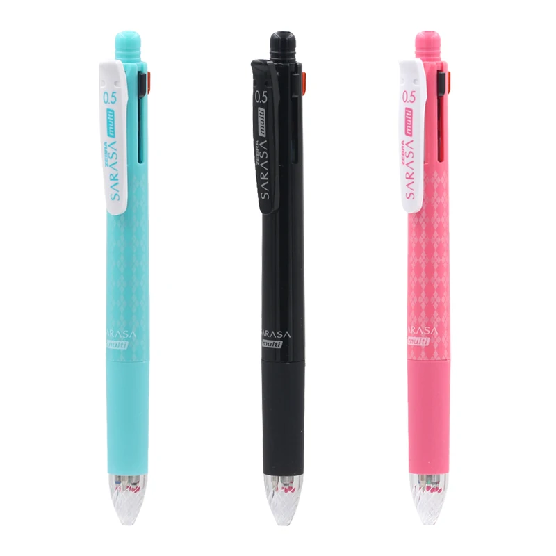 Japan Zebra Sarasa Multi 4+ 1 ручки 0,5 мм гелевые ручки+ 0,5 мм механические ручки многофункциональные J4SA11 доступны 3 цвета