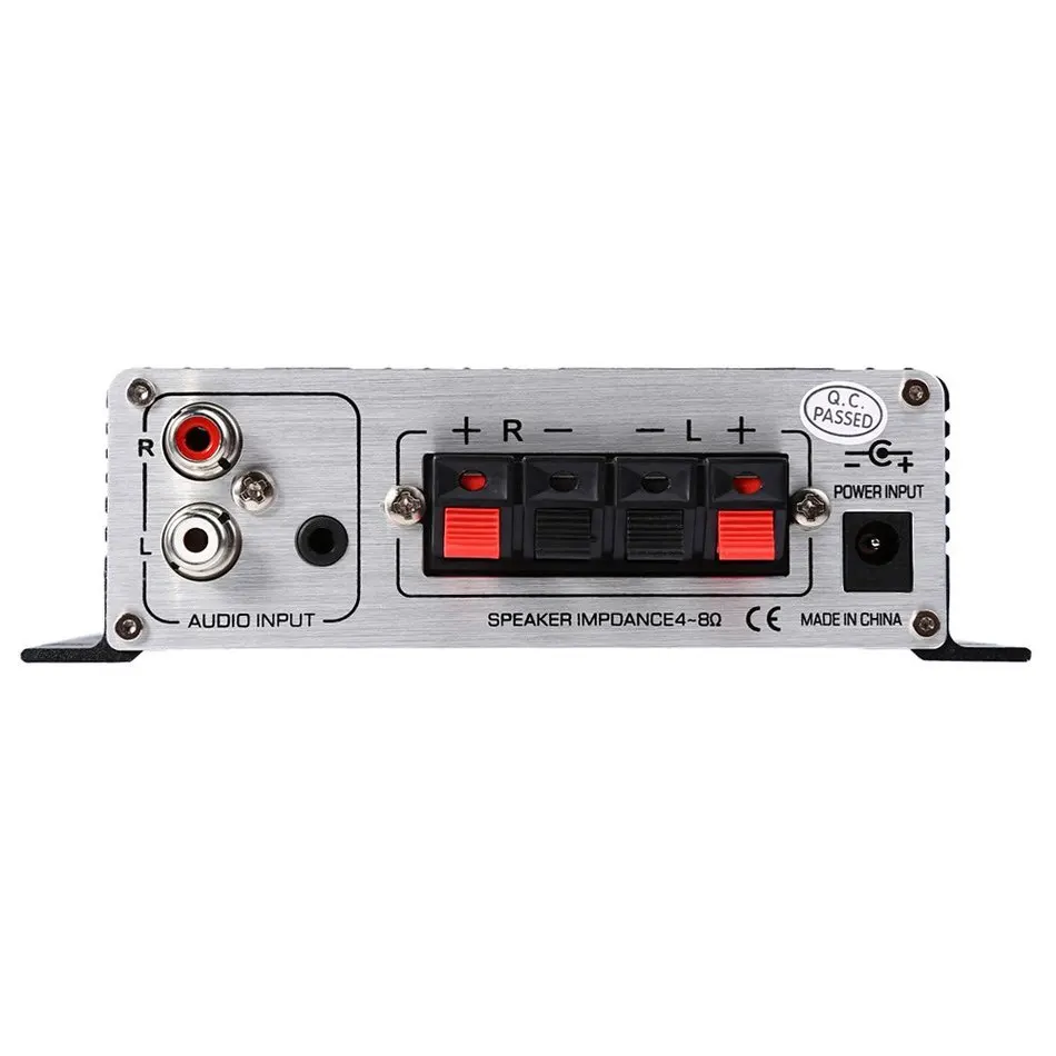 Домашний цифровой Hi Fi стереоусилитель Lepy LP 2020A 10 шт./лот с защитой от перегрузки по