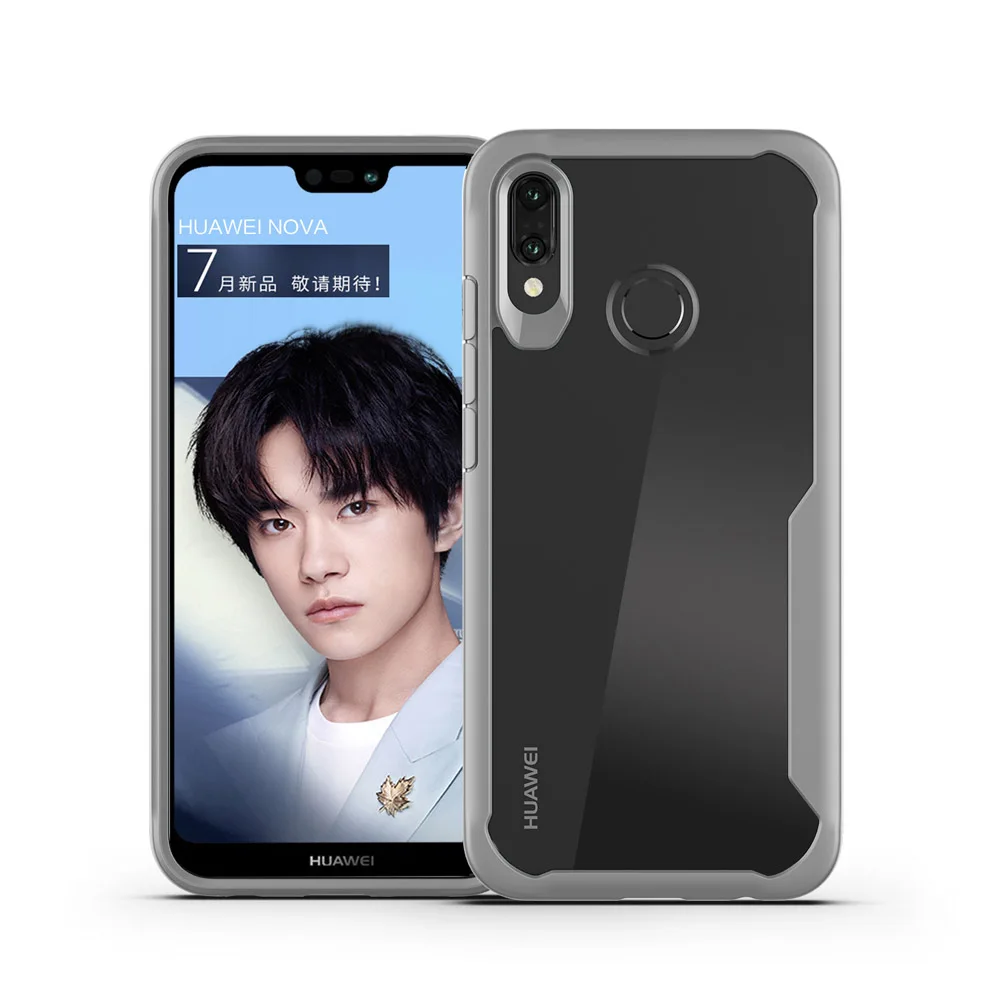 

DrLmm New For Huawei nova 3 PC+TPU mobile phone case Anti-knock Dirt-resistant Simple stylish cases cover For Huawei nova 3