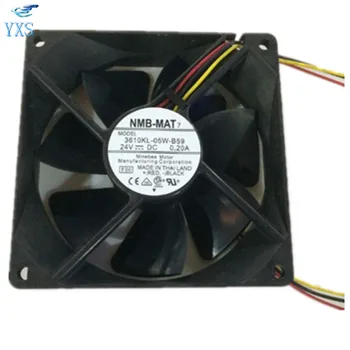 

3610KL-05W-B59 DC 24V 0.20A 3600RPM 9cm 90*90*25MM 9025 Inverter Drive Cooling Fan