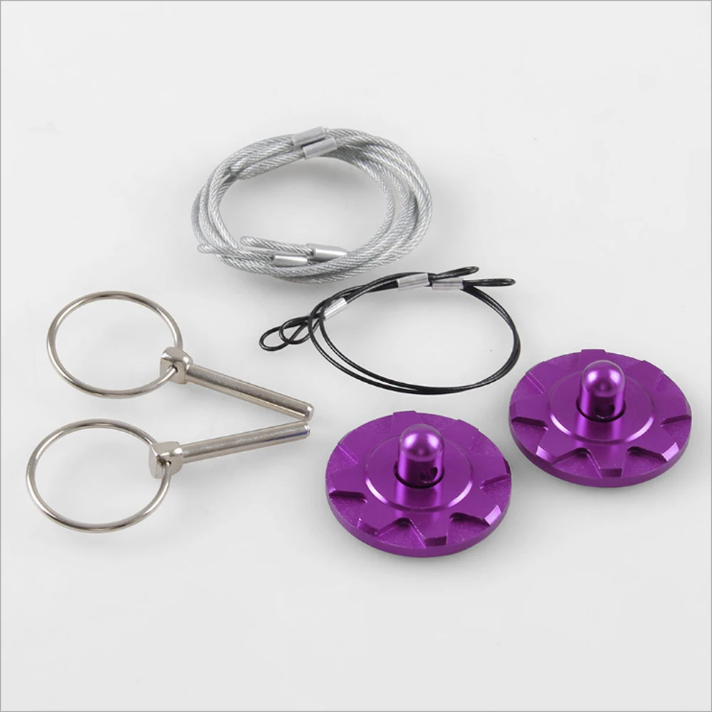 FREE SHIPPING Universal Engine Cover Lock CNC Billet Aluminum Racing