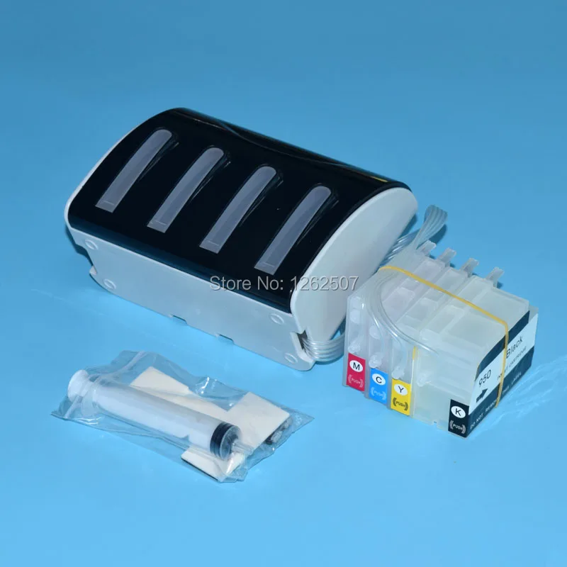 HP932 HP933 932 933 벌크 잉크 시스 시스템, HP Officjet 6100 6600 6700 7110 7610 932XL 933XL 프린터용 연속 잉크 공급