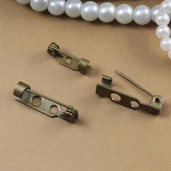 

14mm 20mm Brooch Bases Kilt Pins Settings Blanks Safety Pins Clips Spacer Bar DIY Findings Brass Metal