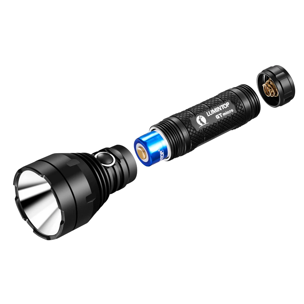 LUMINTOP GT micro EDC фонарик Cree XPL HI max 1000 люмен дальность луча 400 м ручной фонарь с батареей