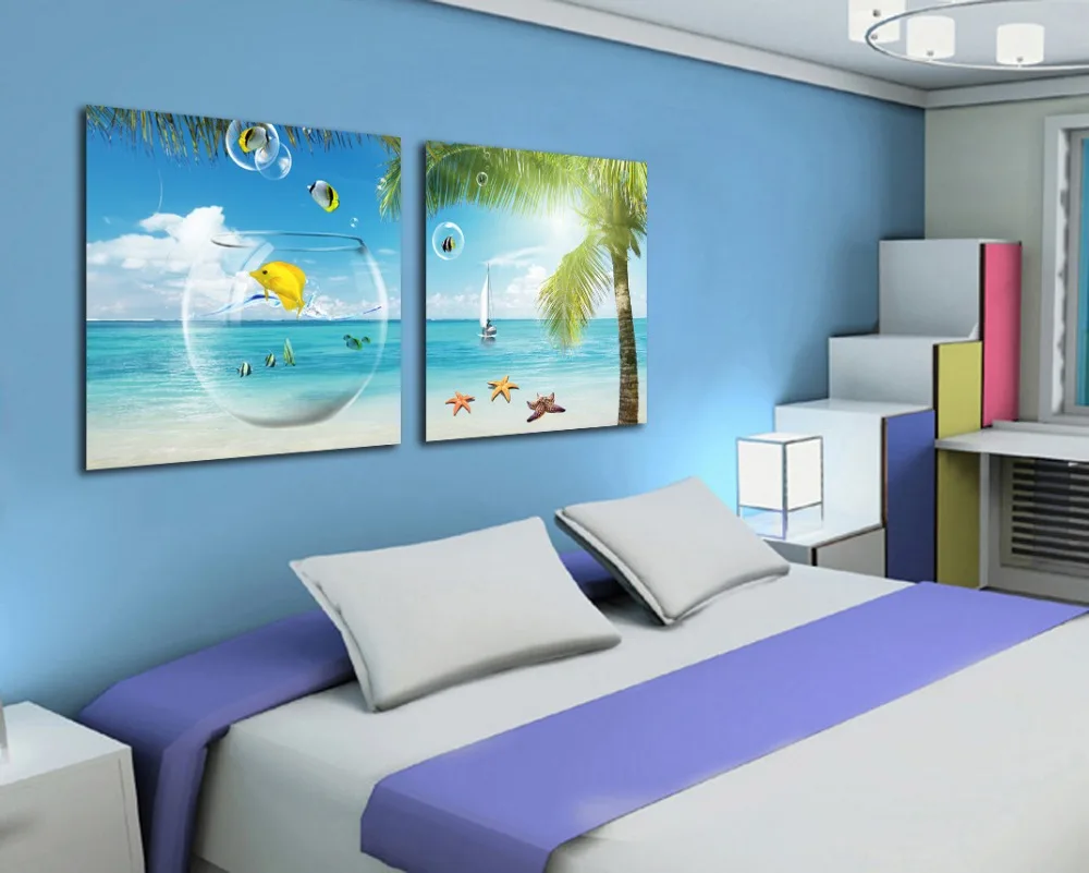 2 Piece Canvas Wall Art popular art beach canvas-buy cheap art beach canvas lots from 2 Piece Canvas Wall Art popular art beach canvas-buy cheap art beach canvas lots from