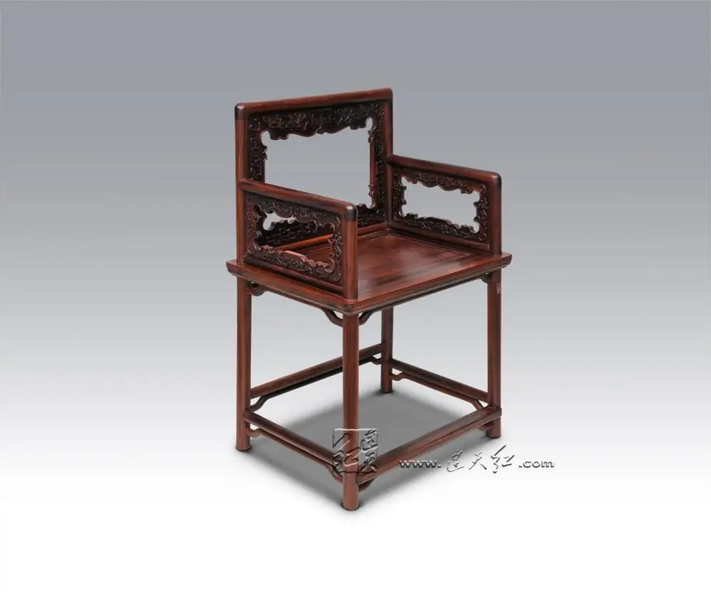 Классический мебель Дракон зерна стул с розочками обеденная гостиная кресло античный Рустик деревянный стол Османская бурмаза redwood - Цвет: Burma Rosewood Chair