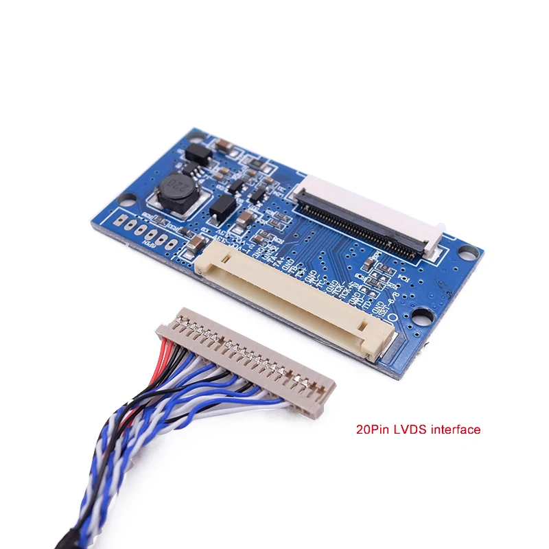 LVDS 1ch 8 бит S8 DF14-20 Pin поворот на 40Pin ttl сигнал ЖК-дисплей T-con плата преобразователя для 7-10,1 дюймов 1024x768 ЖК-панель