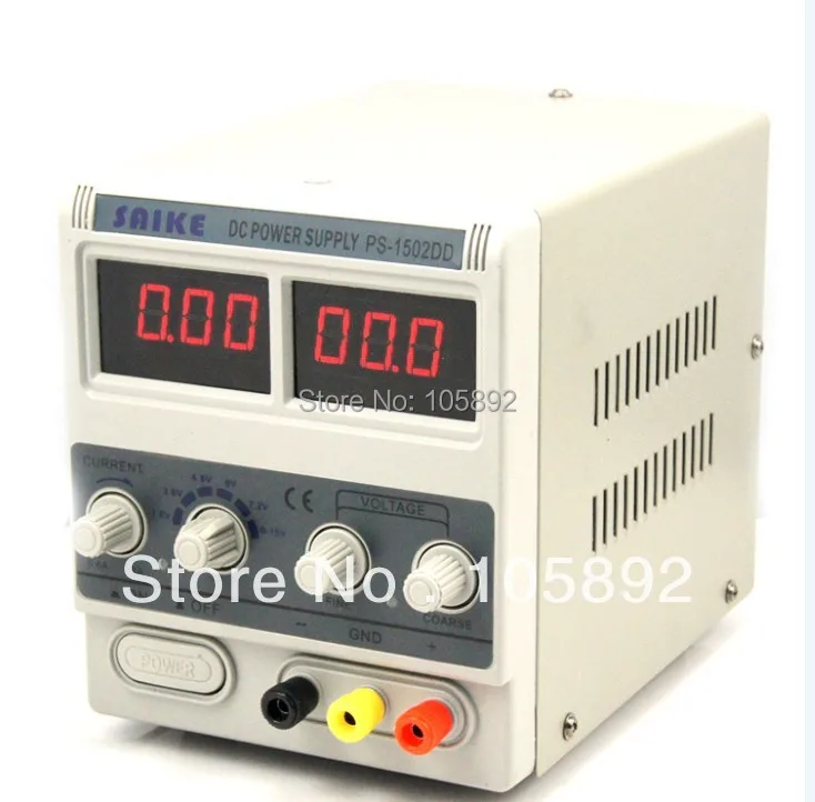 Free shipping1502DD 15V 2A Double LED Display Stable Voltage DC Power