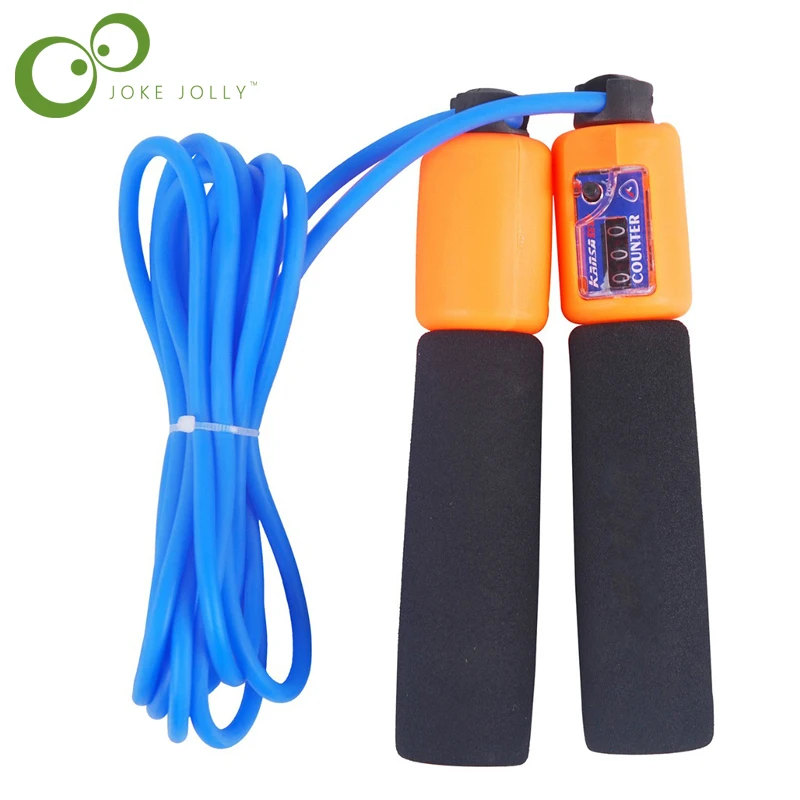 

Wholesale and retail precision Counting Rope, Rope length 2.8m PVC material ABS counter PP handle.Gym Fitness Jump Ropes Y39