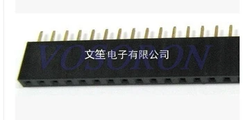 

80pcs 1*40 Single Row Pin IC 40Pin Flat Header Socket 2.54mm 40PIN 1*40P Single row 1x40P row needles socket mother row