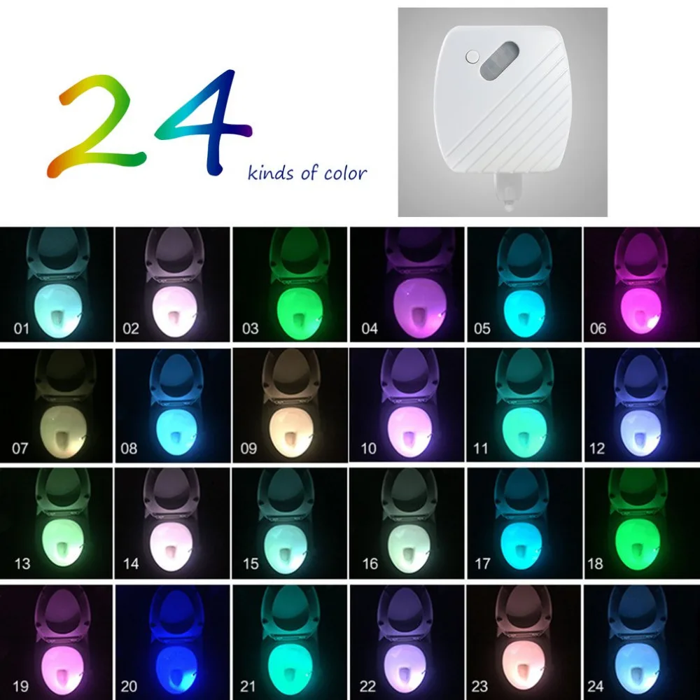 Luzes da Noite noite luz Function 2 : Led Toilet Nightlight