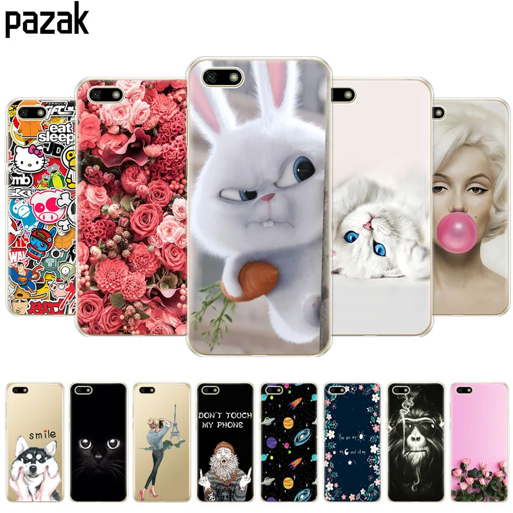 

Silicone case For Huawei Honor 7A Case 5.45" inch Case Soft Tpu back cover for Honor 7A 7 A dua l22 Russian version bumper coque