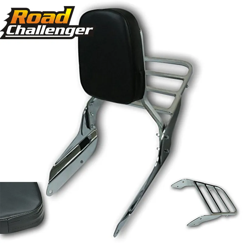 

Backrest Sissy Bar Luggage Rack Rear Passenger Cushion Pad Kit For Honda VF 750 VF 250 For Magna 1994-2003 VF750 VF250