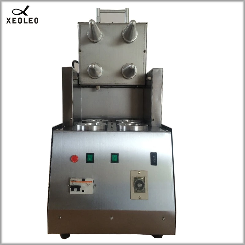 Формовочная машина XEOLEO для пиццы с четырьмя отверстиями Φ 4100W нержавеющая сталь в