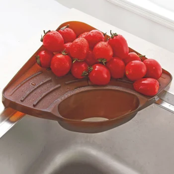 

Multifunctional Draining Rack Sink Corner Sponge Storage Shelf for Kitchen Scarico per lavabo RT99
