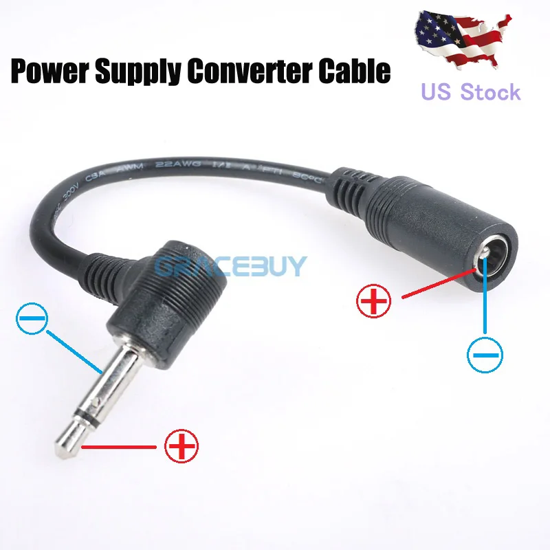 3Pcs 3.5mm JacK Converter Cable for Harmonix EH DOD Guitar Pedal Power Supply New 3Pcs 3.5mm JacK Converter Cable for Harmonix EH DOD Guitar Pedal Power Supply New