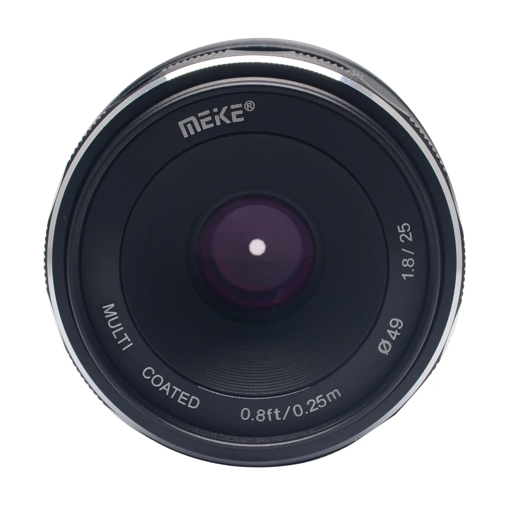 Meike 25 мм f/1 8 широкоугольный объектив ручной фокусировки для fuji пленка X mount XT1 XP1 XE2